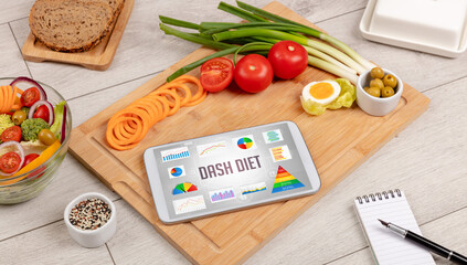 Organic food and tablet pc