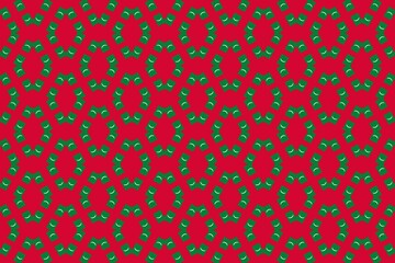Geometric pattern in the colors of the national flag of Maldives. The colors of Maldives.