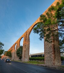 Arches of Queretaro, Mexico - obrazy, fototapety, plakaty