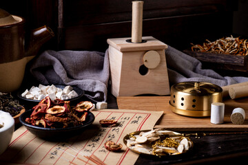 Background of moxibustion and Chinese herbal medicine