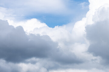 closeup blue sky nad cloud textured background.