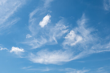 blue sky with clouds