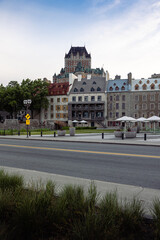 Obraz na płótnie Canvas Street photo of Quebec City