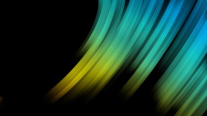 Colorful abstract lines on dark background