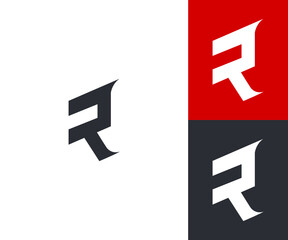 R Letter Monogram Logo