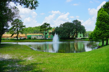 Tampa, FL USA - 08 15 2022: an apartment construction site