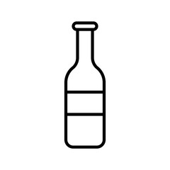 Bottle line icon