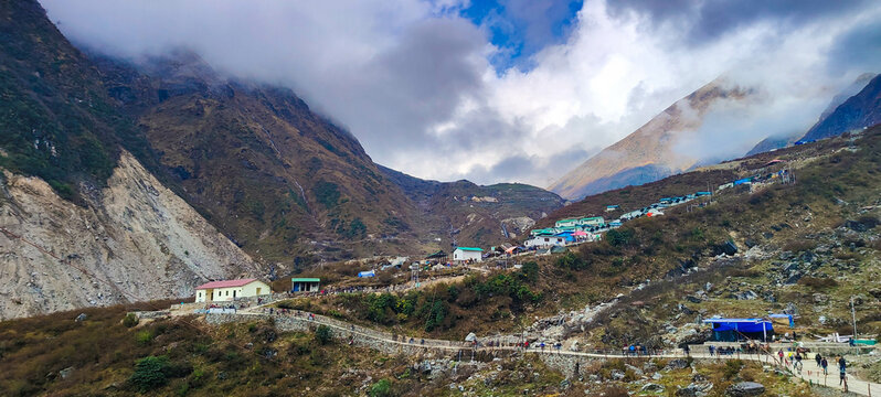 View from the top of the mountains