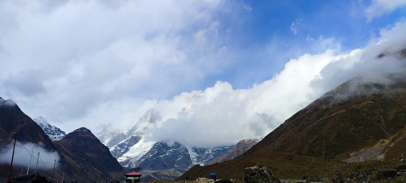 panorama of the mountains