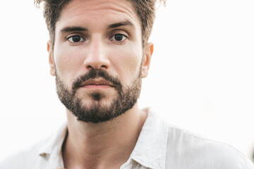 Portrait of a handsome man