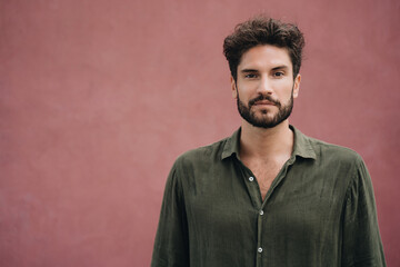 Portrait of a handsome man