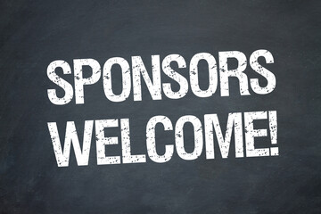 Obraz premium Sponsors Welcome!