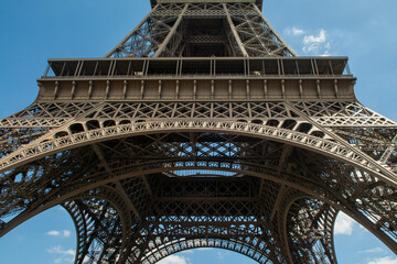 Fototapeta na wymiar Eine besondere Ansicht des Eiffelturm in Paris