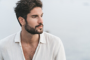 Portrait of a handsome man