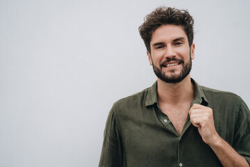 Portrait of a handsome man