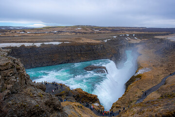 Fototapeta na wymiar Gullfoss Falls, Islanda