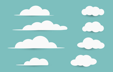 Beautiful clouds, used for illustration.