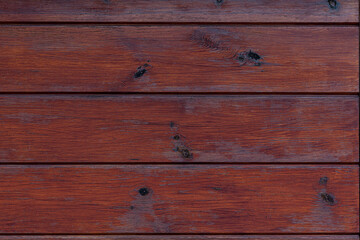 Naklejka premium Oak wooden red orange old rustic vintage texture planks. Polished wood