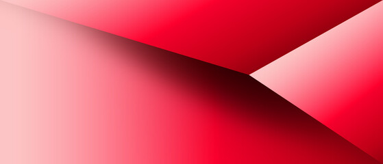  Polygon triangle in red gradient background 