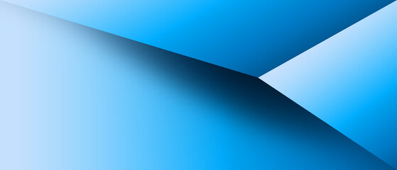 Polygon triangle in blue gradient background 