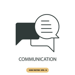 communication icons  symbol vector elements for infographic web