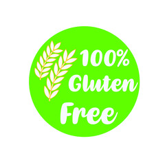 Gluten free icon vector file.