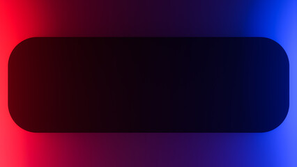 Flashing lights sirens background with place for text. Police light. Flashing beacon siren of special transport background template with place for text. 3D render.
