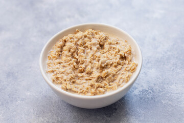 Oatmeal porridge in bowl
