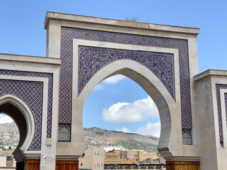 Bab Rcif gate in the old Medina of Fes