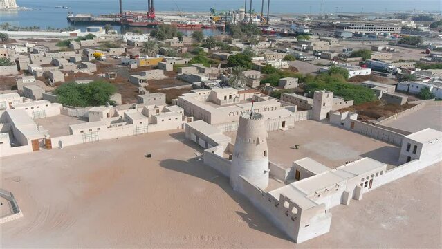 
Drone view over al bithnah fort in ras al Khaimah, 2022
aerial view from United Arab Emirates, 2022
