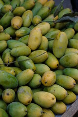 Mangoes in the market for selling 