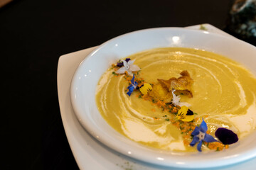 Crema de choclo, plato típico del Perú