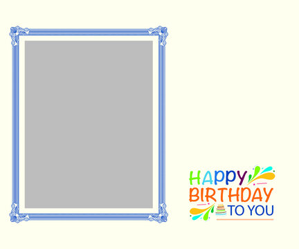 Birthday card design. easy to editable file.