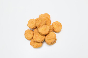白バックのチキンナゲット