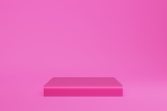 Abstract minimal background for product display. 3d illustration © Andrey Kudrin