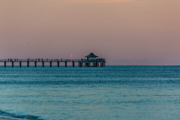 pier at sunset