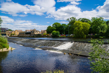 Fototapeta premium weir on the river