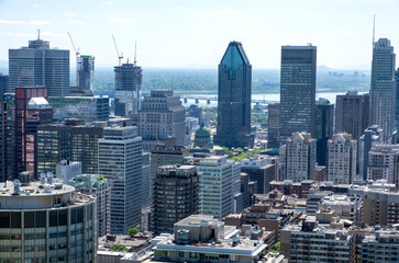 View of Downtown Montreal from Mont-Royal