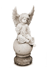 Angel isolated on white background