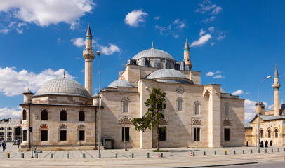 Fototapeta na wymiar Selimiye Mosque at day, Central Anatolia, Konya Province, Turkey.