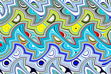 Abstract and contemporary digital art design