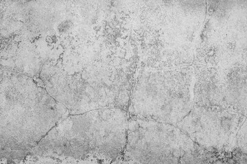 Old Concrete wall In black and white color, cement wall, broken wall, background texture
