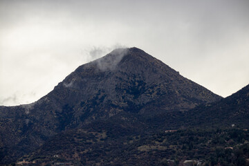Cerro Manquehue en Santiago, Chile