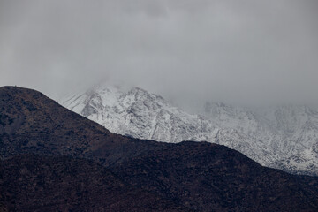 Cordillera de Los Andes en Santiago, Chile