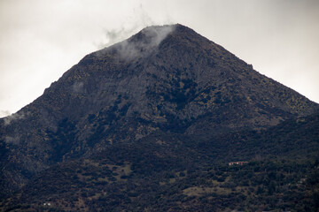 Cerro Manquehue en Santiago, Chile