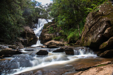 Fototapeta na wymiar bridal veil falls - a spectacular waterfall