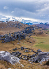 Winter in Porters Pass and Castle Hill, New Zealand