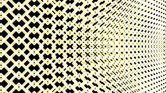 Animation of a grid lines and squares generated moving around randomly suitable for background use. A multi-color geometric shapes in motion. Colorful background useful for LED screen presentation, TV