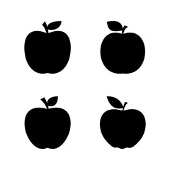 Apple icon vector. Apple sign and symbols for web design.