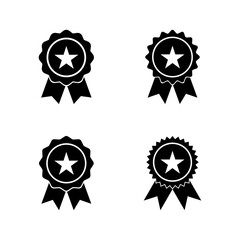 Badge icon vector. Awards icon vector. Achieve sign and symbols